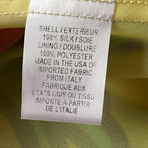 Women's Milly Green Silk Pleated Strapless Back Zip Closure Short Sheath Dress 2 - Picture 9 of 12